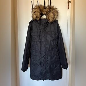 TNA Women’s Long Faux Fur Parka